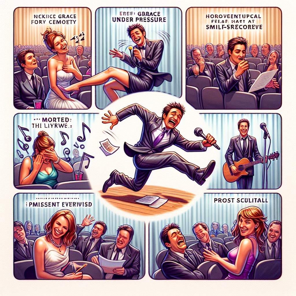 Gafe memorabile ale vedetelor și lecții amuzante pentru încredere personală